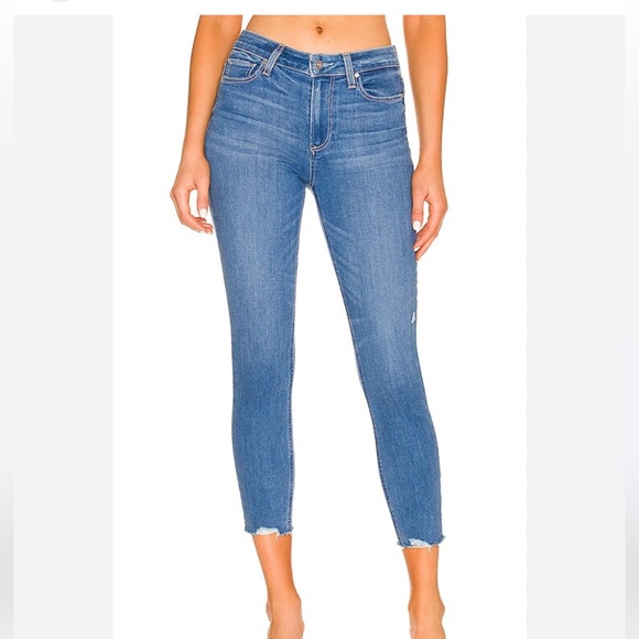 Paige Hoxton crop in bistro distressed - Picture 1 of 9